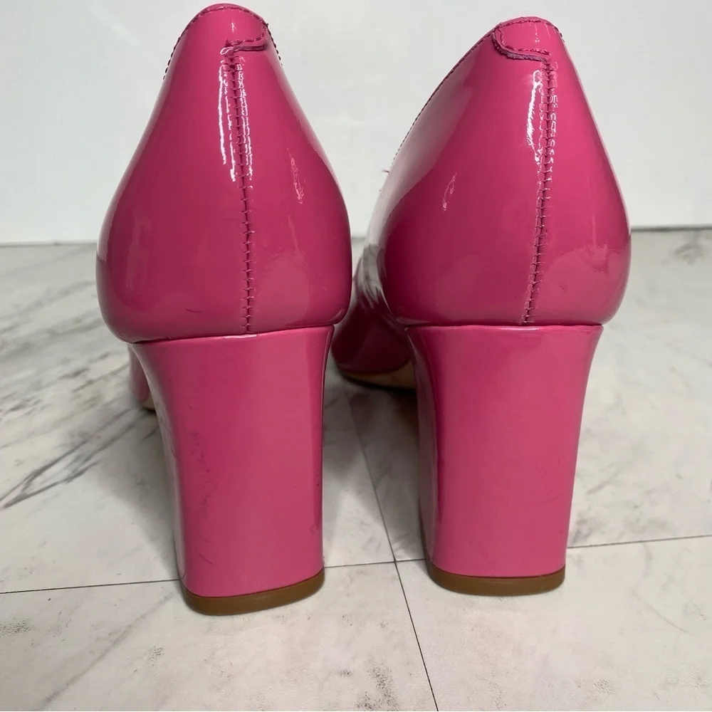 Marc Fisher Zala Pink Patent Leather Pointy Toe Pump 5 1/2 M